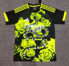 2025-26 Real Madrid Yellow&Black Soccer Jersey AAA-5378