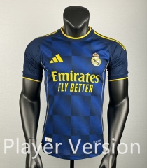 Player Version 2025-26 Real Madrid Blue Thailand Soccer Jersey AAA-418