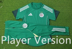 Player version 25-26 Algeria Green Thailand Soccer Tracksuit-9926