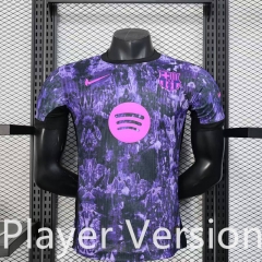 Player version 25-26 Special Edition Barcelona Purple  Thailand Soccer Jersey AAA-888