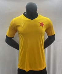 80th Anniversary Edition Crvena zvezda Yellow Thailand Soccer Jersey AAA-0009