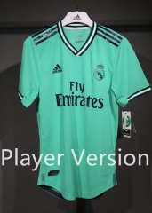 Player Retro Version 19-20 Real Madrid 2nd Away Green  Thailand Soccer Jersey AAA-4563