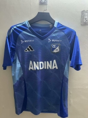 (s-4xl)2025-26 Millonarios FC Home Blue Thailand Soccer Jersey AAA-0009