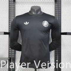 Player Version 125th Anniversary Edition Germany Black LS Thailand Soccer Jersey AAA-0871
