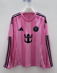 2025-26 Inter Miami CF Home Pink  LS Thailand Soccer Jersey AAA-7872