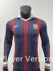 Player Version 125th Anniversary Edition Barcelona Red&Blue LS Thailand Soccer Jersey AAA-0871