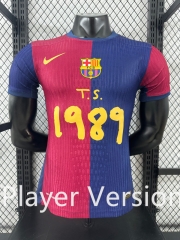 (S-4XL) Player Version 2025-2026 Special Version Barcelona Blue&Red Thailand Soccer Jersey AAA-4285