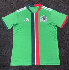 (S-4XL) 2025-2026 Mexico Home Green Thailand Soccer Jersey AAA-5303