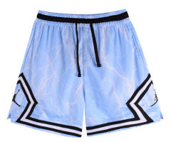 （xs-4xl） AJ Light Blue Shorts-4370