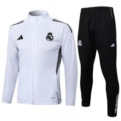 2025-26   Real Madrid White  Thailand Soccer Jacket Uniform-815