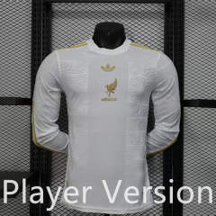 Player Version 2025-26  Mexico White LS Thailand Soccer Jersey AAA-888