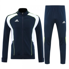 2025-26 Adidas Dark Blue Soccer Thailand Jacket Uniform-4627