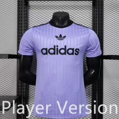 Player version Adidas Purple T-shirt-888