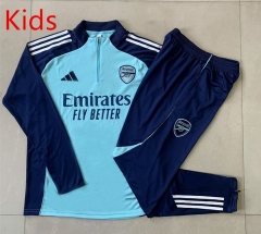 2025-26 Arsenal Light Blue Kids/Youth Soccer Tracksuit -815