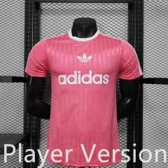 Player version Adidas Pink T-shirt-888