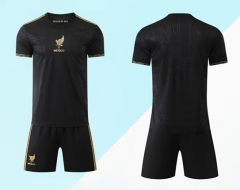 Without Brand Logo 2025-2026 Special Version Mexico Black Thailand Soccer Uniform-9031