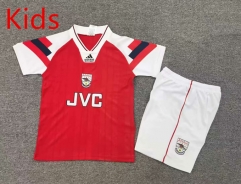 Retro Version 92-94 Arsenal Home Red Kids/Youth Soccer Uniform-7809