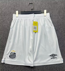 2025-26 Santos Home White Thailand Soccer Shorts