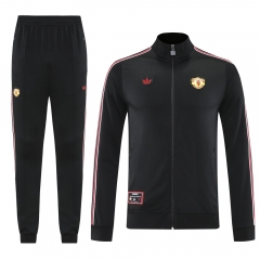 2025-26 Manchester United Black Thailand Soccer Jacket Uniform-LH