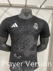 Player Version 2025-26 Real Madrid Black Thailand Soccer Jersey AAA-888
