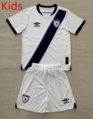 2025-26 Guatemala Home White  Kids/Youth Soccer Uniform-AY
