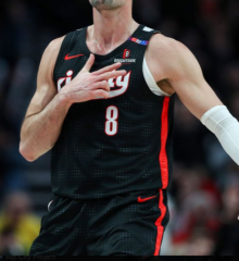 2024 City Edition Portland Trail Blazers Black #8  NBA Jersey-311