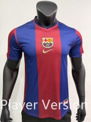 Player Retro Version 1998-1999 Barcelona Home Blue&Red Thailand Soccer Jersey AAA-0871