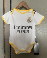 2025-26 Real Madrid Home White Baby Soccer Uniform-CS