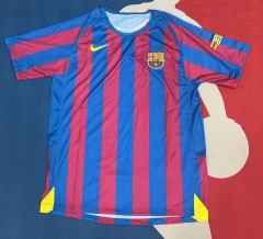 Retro Version 05-06 Barcelona Home Blue&Red Thailand Soccer Jersey AAA-7070