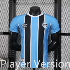 Player Version 2025-26 Grêmio FBPA Home Blue&Black Thailand Soccer Jersey AAA-888