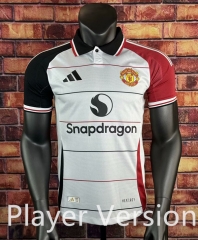 Player Version 2025-2026 Manchester United White Thailand Soccer Jersey-418