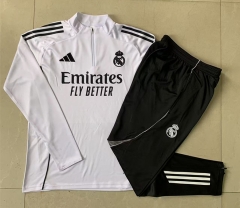 2025-26 Real Madrid White Thailand Soccer Tracksuit-815