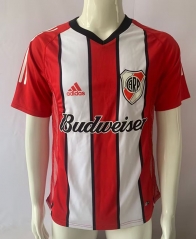 Retro Version 03-04 River Plate Home Red&White Thailand Soccer Jersey AAA-503