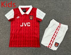 Retro Version 94-96 Arsenal Home Red Kids/Youth Soccer Uniform-7809
