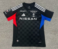 （s-4xl）2025-26  Yokohama FC  Special Edition Black  Thailand Soccer Jersey AAA-512