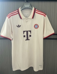 2025-2026 Bayern München Away Light Yellow Thailand Soccer Jersey AAA-3234