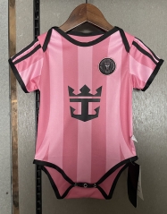 2025-26 Inter Miami CF Home Pink baby Soccer Uniform-CS
