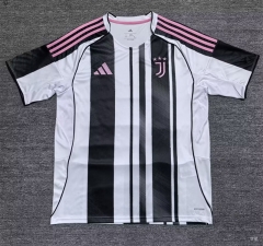 (s-4xl)2025-26 Juventus Home Black& White  Thailand Soccer Jersey AAA-4927