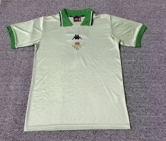 Retro Version 99-00 Real Betis Away Light Green Thailand Soccer Jersey-0141