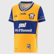 (s-3xl)2025  GAA Clare  Yellow Rugby Shirt