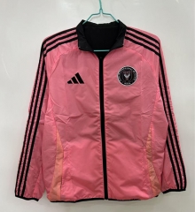 2025-26 Inter Miami CF Black&Pink Reversible Thailand Trench Coats -0255