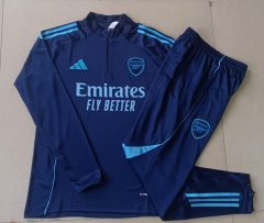 2025-26 Arsenal Royal Blue Thailand Soccer Tracksuit-815