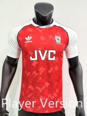 Player Retro Version 90-92  Arsenal Home Red Thailand Soccer Jersey AAA-0871