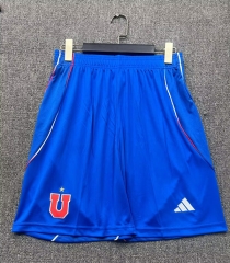 2025-26 Universidad de Chile Home Blue Thailand Soccer Shorts-2886