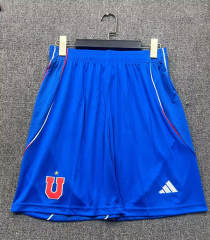 2025-26 Universidad de Chile Home Blue Thailand Soccer Shorts-2886