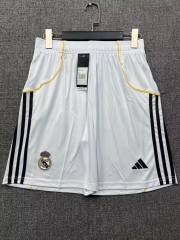 2025-26 Real Madrid Home White Thailand Soccer Shorts-718