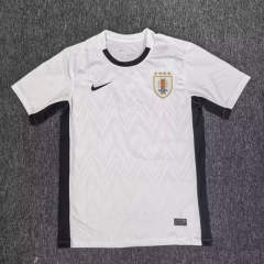 2025-26  Uruguay Away White Thailand Soccer Jersey AAA-7209