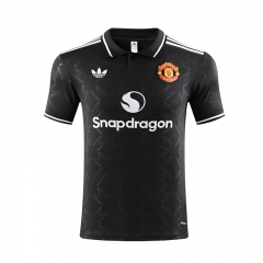 2025-26 Manchester United Black Thailand Polo Shirt-418