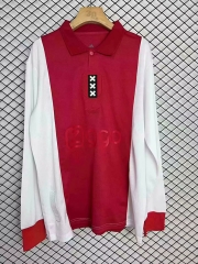 2025-26 Ajax Home Red&White LS Thailand Soccer Jersey AAA-2044