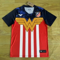 (S-4XL) 2025-26 Wonder Woman Atletico Madrid Red Thailand Soccer Jersey AAA-9070